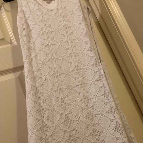 Banana Republic White Eyelet Dress - Picture 2 of 7